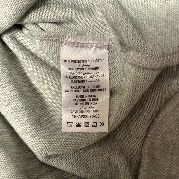 3/$30 - ARDENE Cozy Light Green Cowl Neck Hoodie - Picture 3 of 5